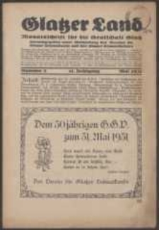 Glatzer Land, 1931, nr 5