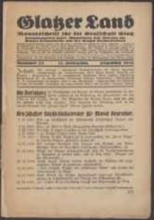 Glatzer Land, 1931, nr 12