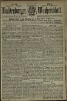 Waldenburger Wochenblatt, Jg. 46, 1900, nr 88