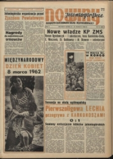Nowiny Jeleniogórskie : magazyn ilustrowany ziemi jeleniogórskiej, R. 5, 1962, nr 10 (206)