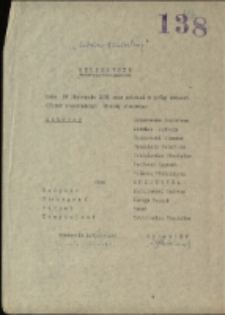 Autobus teatralny - ogłoszenie [Dokument życia społecznego]