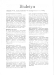 Biuletyn Oddziału PTTK "Sudety Zachodnie" w Jeleniej Górze, 1999, nr 1 [Dokument elektroniczny]