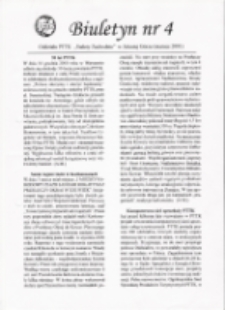 Biuletyn Oddziału PTTK "Sudety Zachodnie" w Jeleniej Górze, 2001, nr 4 [Dokument elektroniczny]