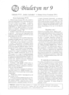 Biuletyn Oddziału PTTK "Sudety Zachodnie" w Jeleniej Górze, 2001, nr 9 [Dokument elektroniczny]