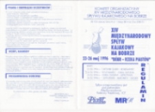 XIV Międzynarodowy Spływ Kajakowy na Bobrze. "BÓBR - RZEKA PIASTÓW". Regulamin [Dokument życia społeczmego]