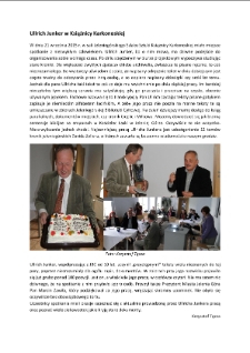 Ullrich Junker w Książnicy Karkonoskiej [Dokument elektroniczny]