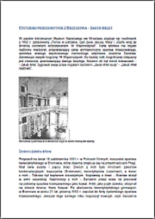 Cysterski miedziorytnik z Krzeszowa - Jakub Arlet