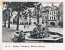 Hirschberg i. Riesengebirge. Markt mit Gabeljürgen [Dokument ikonograficzny]