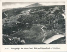 Riesengebirge. Am kleinen Teich. Blick nach Hampelbaude u. Schneekoppe [Dokument ikonograficzny]