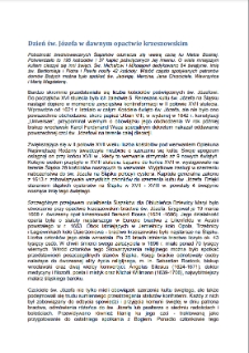 Dzień św. Józefa w dawnym opactwie krzeszowskim