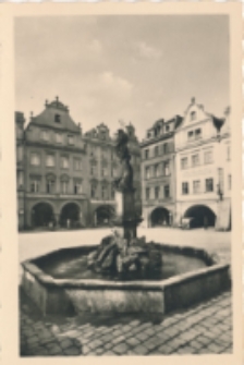 Hirschberg, Riesengeb. Markt mit Gabeljürgen [Dokument ikonograficzny]