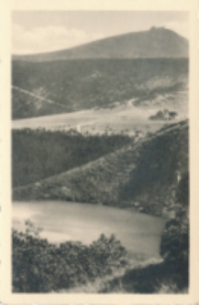 Am großen Teich mit Hampelbaude und Schneekoppe [Dokument ikonograficzny]