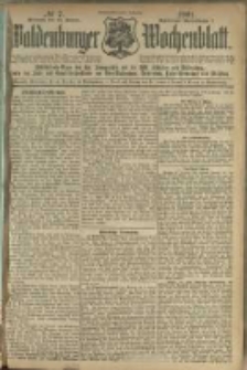 Waldenburger Wochenblatt, Jg. 47, 1901, nr 7