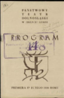 Don Karlos - program [Dokument życia społecznego]