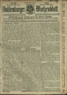 Waldenburger Wochenblatt, Jg. 47, 1901, nr 32