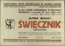 Świecznik - afisz premierowy [Dokument życia społecznego]