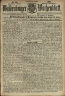 Waldenburger Wochenblatt, Jg. 47, 1901, nr 63