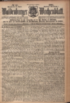 Waldenburger Wochenblatt, Jg. 47, 1901, nr 67