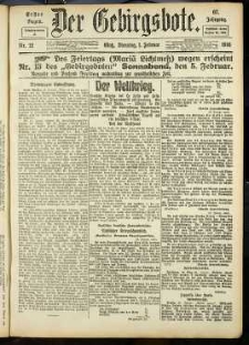 Der Gebirgsbote, 1916, nr 12 [1.02]