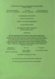 Noc listopadowa : sceny dramatyczne - afisz [Dokument życia społecznego]