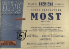 Most - afisz premierowy [Dokument życia społecznego]