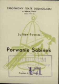 Porwanie Sabinek - program [Dokument życia społecznego]