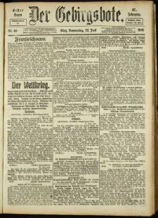 Der Gebirgsbote, 1916, nr 68 [22.06]