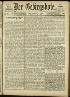 Der Gebirgsbote, 1916, nr 72 [4.07]