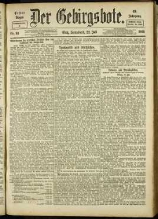 Der Gebirgsbote, 1916, nr 80 [22.07]