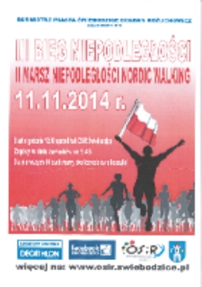 III Bieg Niepodległości : II Marsz Niepodległości