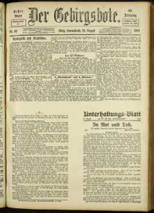 Der Gebirgsbote, 1916, nr 92 [19.08]