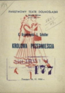 Królowa przedmieścia - program [Dokument życia społecznego]