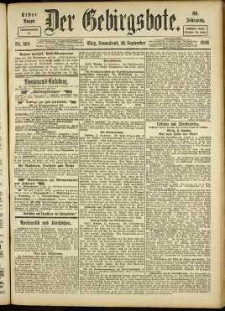Der Gebirgsbote, 1916, nr 104 [16.09]