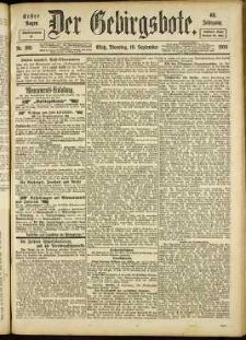 Der Gebirgsbote, 1916, nr 105 [19.09]