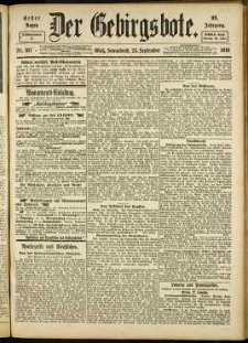 Der Gebirgsbote, 1916, nr 107 [25.09]
