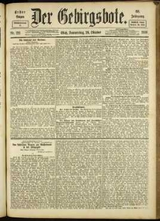 Der Gebirgsbote, 1916, nr 121 [26.10]
