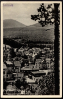 Karpacz z widokiem na Śnieżkę [Dokument ikonograficzny]