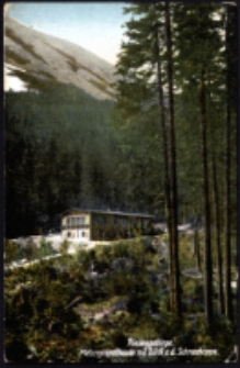 Riesengebirge. Melzergrundbaude mit Blick a. d. Schneekoppe [Dokument ikonograficzny]