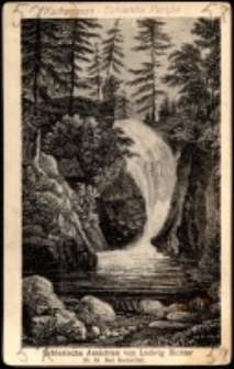 Szklarska Poręba - wodospad Szklarki, wg L. Richtera [Dokument ikonograficzny]