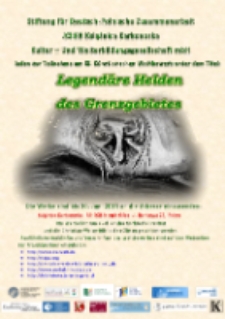 Legend&auml;re Helden des Grenzgebietes - plakat [Dokument życia społecznego]