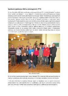 Spotkanie opłatkowe 2015 w jeleniogórskim PTTK [Dokument elektroniczny]