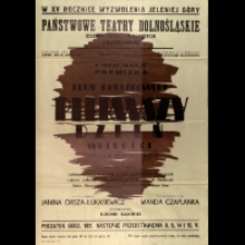 Pierwszy dzień wolności - afisz premierowy [Dokument życia społecznego]