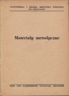Materiały metodyczne, 1956, nr 2