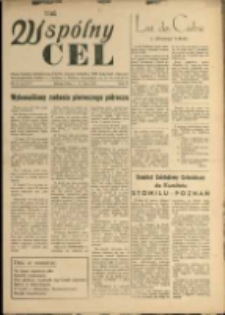 Wspólny cel : Organ Komitetu Zakładowego P.Z.P.R., Zarządu zakładów. ZMP, Rady Zakł. i Dyrekcji Jeleniogórskich Zakładów Celulozy Włókien Sztucznych im K. Gottwalda , 1955, nr 1 (64)