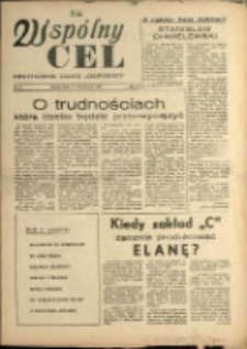 Wspólny cel : Dwutygodnik załogi "Celwiskozy" , 1958, nr 10