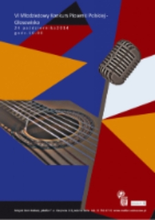 6. Młodzieżowy Konkurs Piosenki Polskiej-Głosowisko - plakat [Dokument życia społecznego]