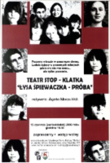 Łysa śpiewaczka - próba [spektakl] [Dokument ikonograficzny]