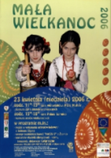 Mała Wielkanoc - plakat [Dokument życia społecznego]