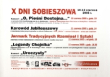 10. Dni Sobieszowa - afisz [Dokument życia społecznego]