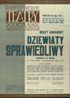Dziewiąty sprawiedliwy - afisz premierowy [Dokument życia społecznego]